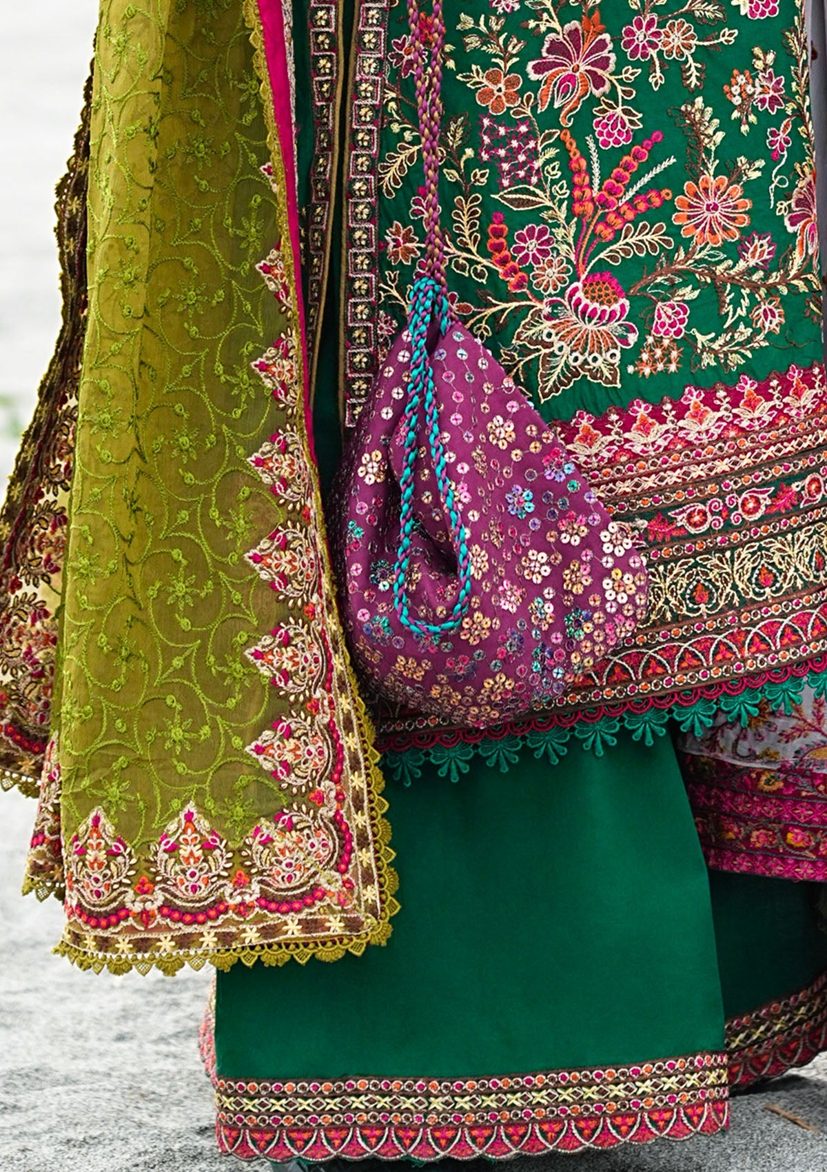 LAWN '25 - VOL. 1 - PLUM SILK POTLI