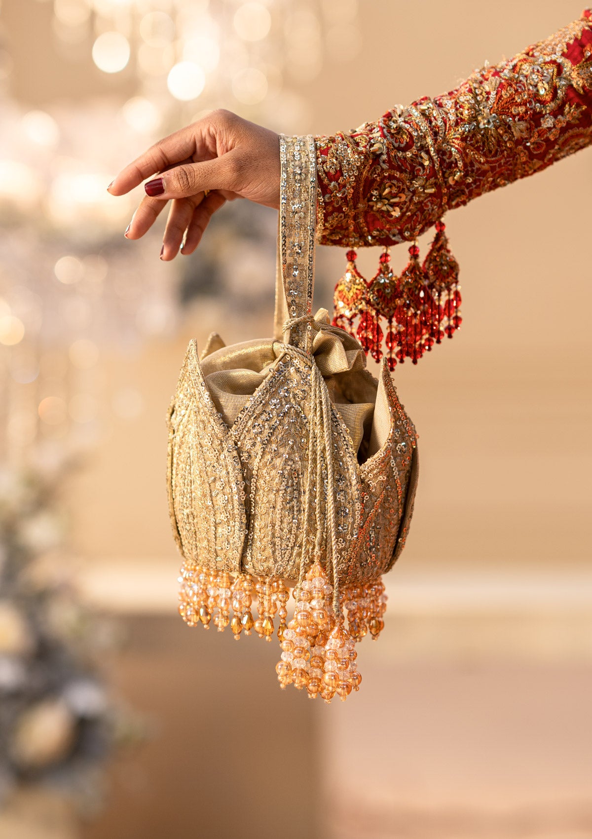 WEDDING FESTIVE '25 - VOL. 1 - GOLDEN TISSUE POTLI